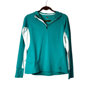 REI Pullover Top Women's Medium Lightweight 1/4 Zip